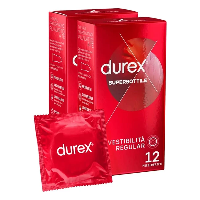 Durex Supersottile Preservativi Ultra Sottili 24 Profilattici