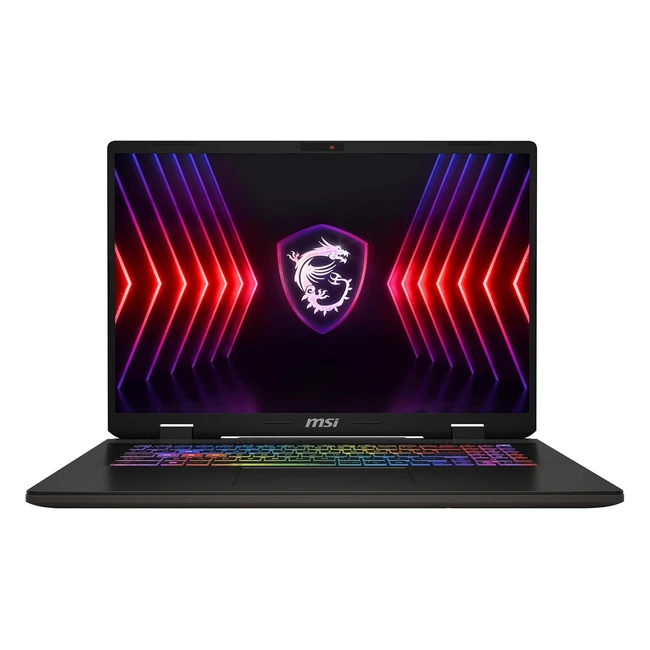 MSI Sword 17 HX Gaming Laptop 432 cm 170 QHD Intel Core i7 Prozessor 14700HX 16 GB DDR5 RAM 1 TB NVIDIA GeForce RTX 4060 Windows 11 Home QWERTZ Tastatur Schwarz