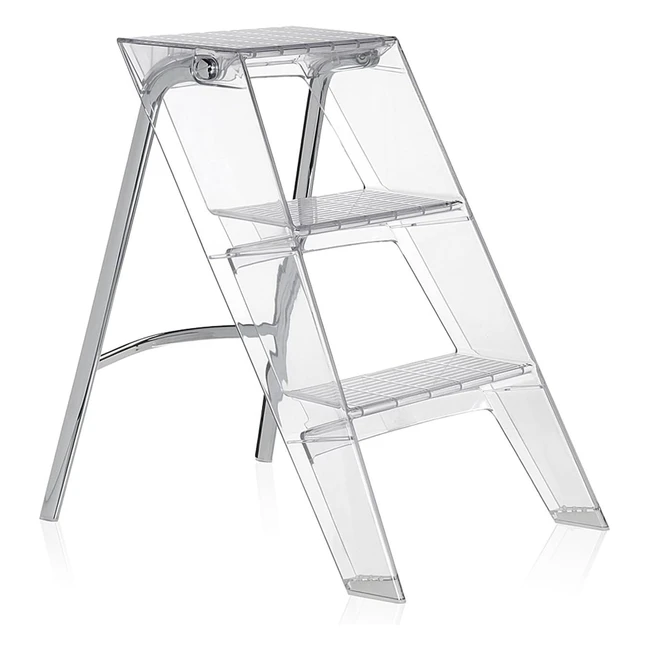 Scala Kartell Upper Scaletta Cristallo - Design Alberto Meda Paolo Rizzatto 2000