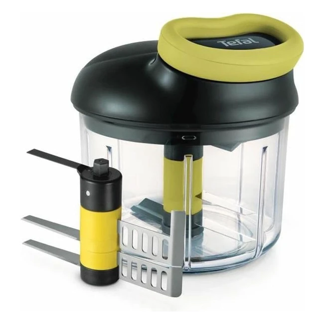 Tefal K1321324 Handzerkleinerer 5 Sekunden mit Spezialpürierklinge 900 ml Edelstahlklingen