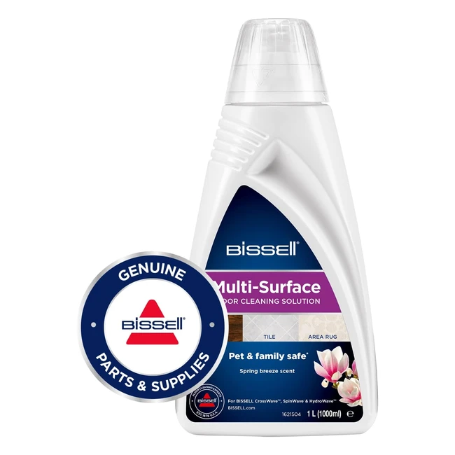 Bissell Formule Multisurfaces CrossWave/SpinWave 1L - Nettoyage Performant Tous Sols Durs & Tapis