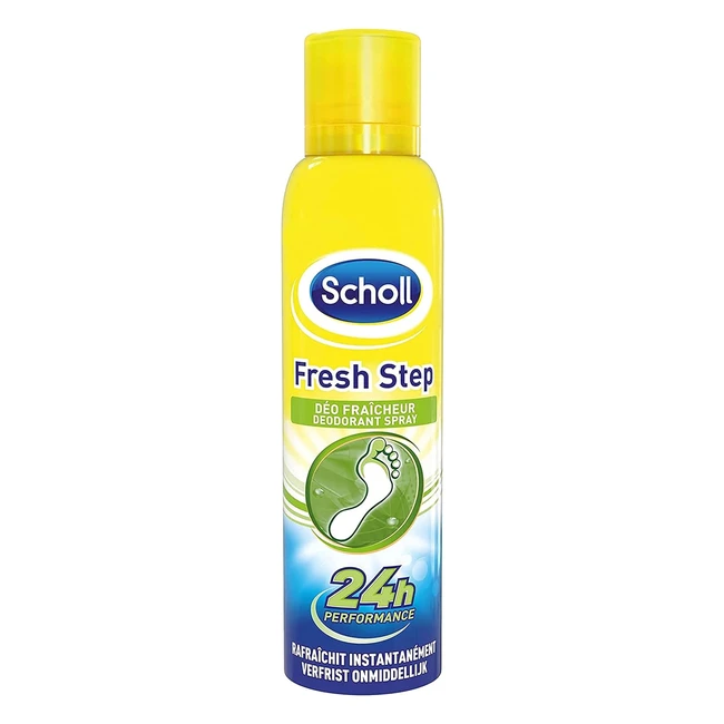 Scholl Spray Fresh Step - Désodorisant Chaussures 150ml - Action Immédiate