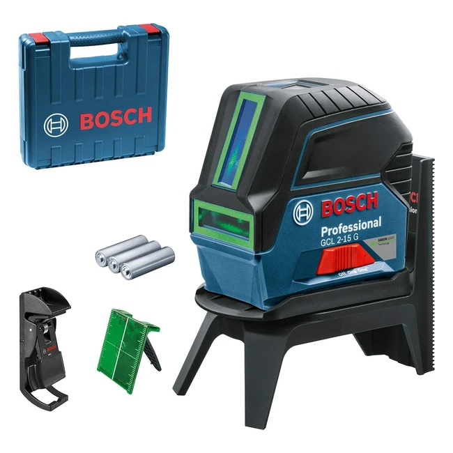 Bosch Livella Laser GCL 215 G Verde - Professionale Multifunzione