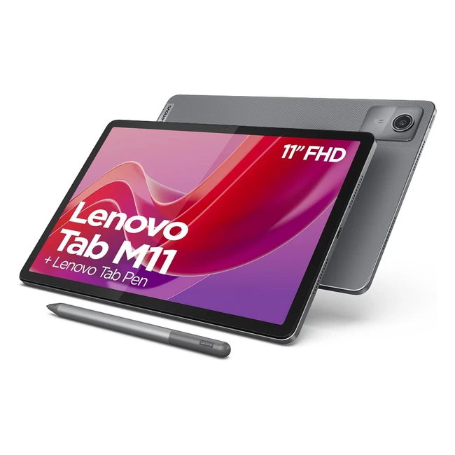 Tablet Lenovo Tab M11 11'' 1920 x 1200px 8GB RAM 128GB Mediatek Helio G88 Ampliables 1TB 4 Altavoces Gris Luna
