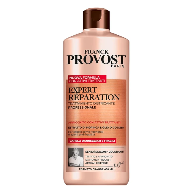 Trattamento Districante Franck Provost Expert Riparatore Capelli Danneggiati 450ml
