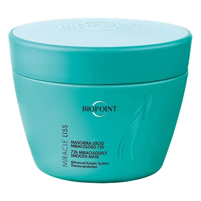 Maschera Capelli Liscio 72h Biopoint Miracle Liss - Nutriente e Disciplinante