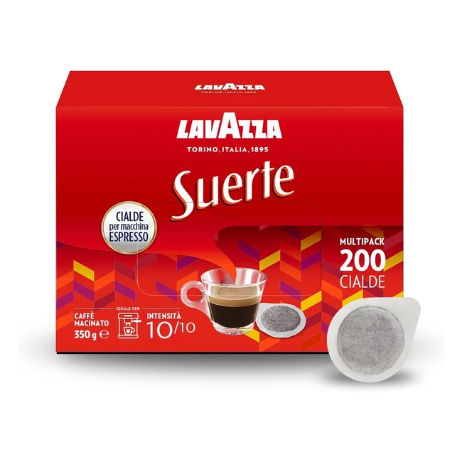 Lavazza Suerte Caffè Macinato Espresso in Cialde - Confezioni da 50