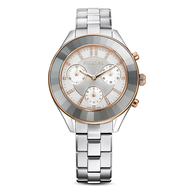 Swarovski Octea Lux Sport Uhr - Edelstahl Damenuhr mit Kristallen - #LuxusUhr #Swarovski #Sportuhr