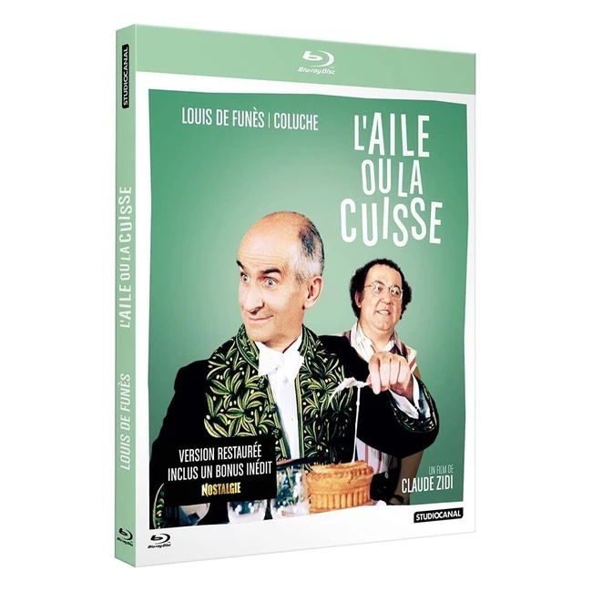 Blu-ray Laile ou la cuisse - Comédie culte avec Louis de Funès - Réf. 123456 - Cuisine française, humour, gastronomie