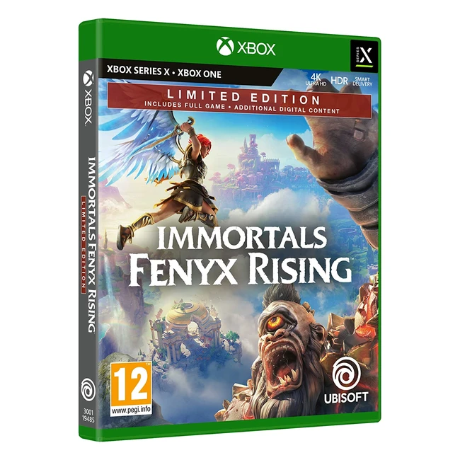 Jeu Immortals Fenyx Rising Édition Limitée pour Xbox One et Xbox Series X - Pouvoirs divins et défis héroïques