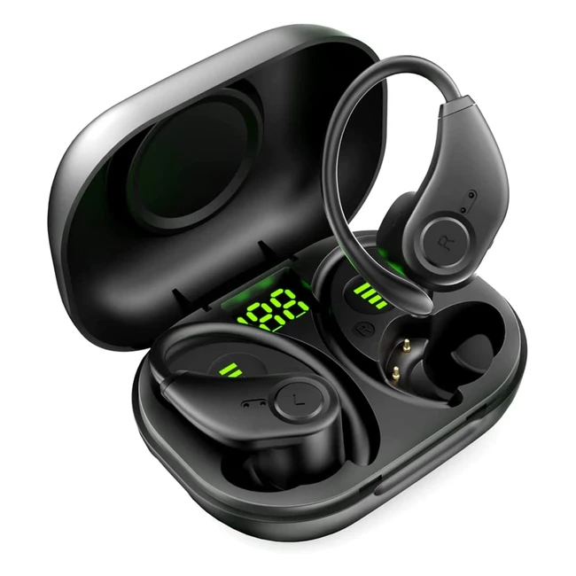 Cuffie Bluedio S6 Wireless Sportive Bluetooth 5.1 - 42 Ore di Riproduzione - Suono Stereo Hifi - Nero