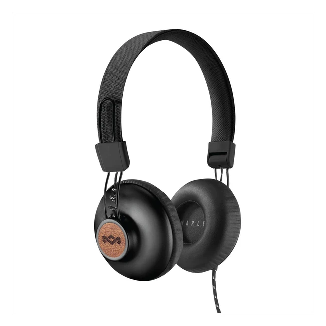 House of Marley Positive Vibration 2 Foldable Headphones - Premium Sound, Noise Isolation, Sustainable Materials