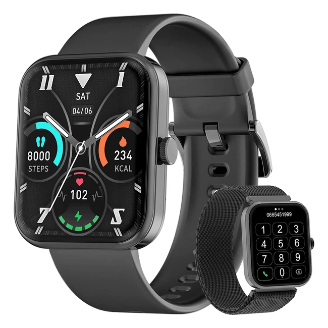Smartwatch Blackview Uomo/Donna 2022 TFT Touch 183 - Fitness, Chiamate, Sport, Cardio, Sonno - Android/iOS