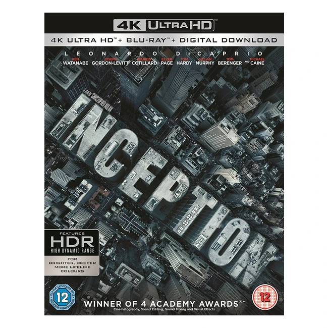 Inception 4K UltraHD Blu-ray 2010/2017 - Mind-Bending Action Thriller