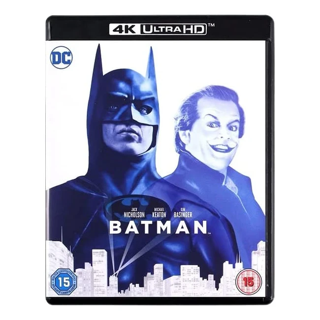 Batman 4K UltraHD Blu-ray 1989 - High-Quality Picture & Sound