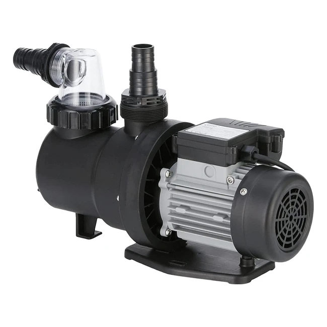 Pompe de filtration pour piscine GRE PP076 - 550W, 95m3/h, noir