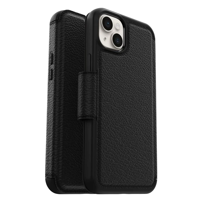 OtterBox Strada Case for iPhone 14 Plus - Premium Leather Protective Folio with 2 Card Holders