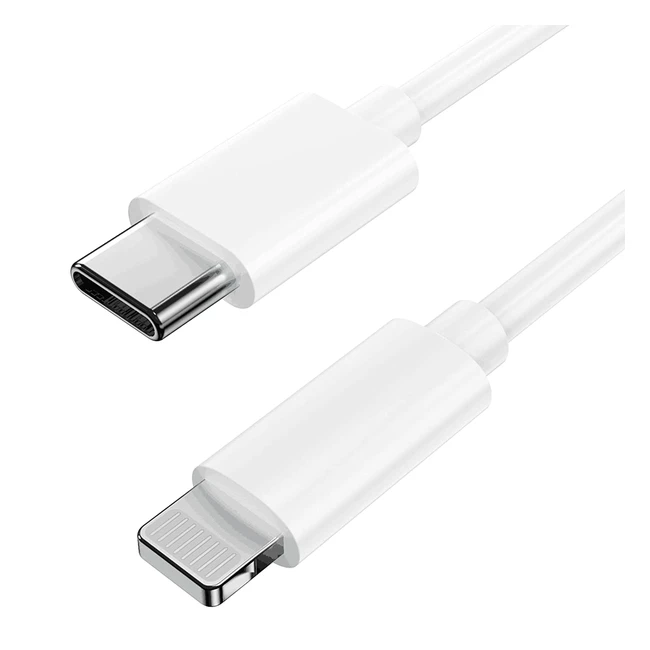 Câble USB-C vers Lightning Marchpower 2m certifié MFI pour iPhone - Charge rapide en 30min
