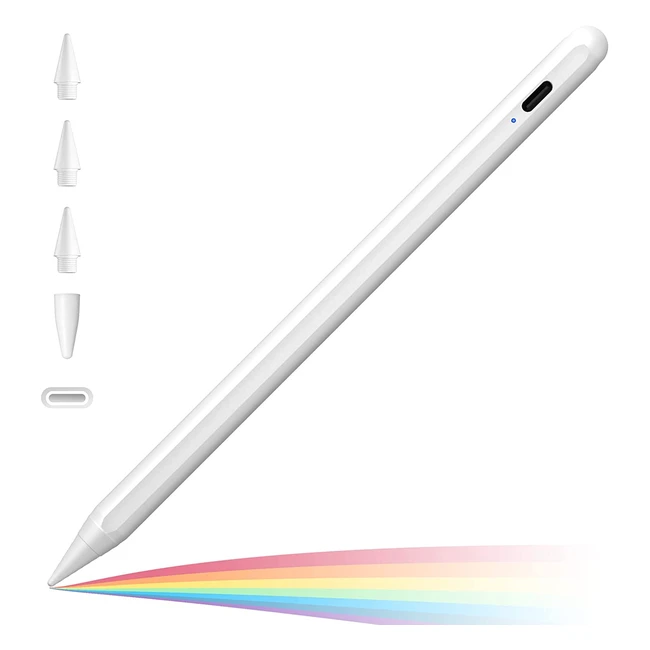 Tilt Sensor Palm Rejection Stylus for iPad - Compatible with iPad 2018 or Later Models - High Precision and Fluidity for Smooth Writing and Drawing