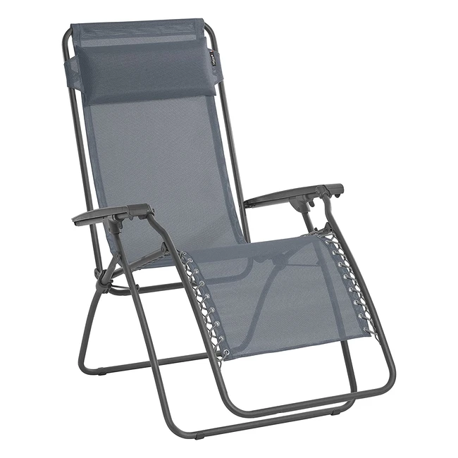 Lafuma RT Lounger & Recliner Silex - Zero Gravity Chair with Adjustable Headrest & Footrest