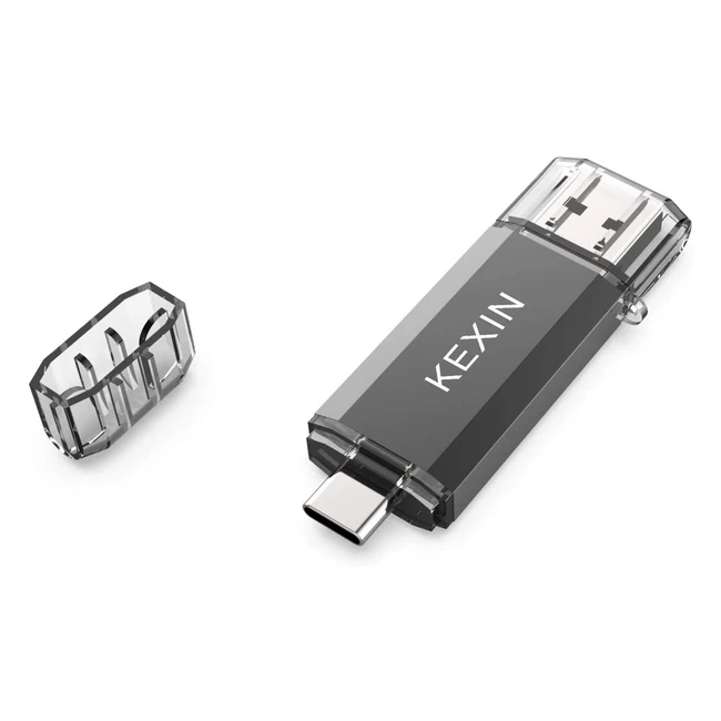 Clef USB Type C 128Go Kexin - Double connecteur USB 3.0 et USB C - Stockage externe portable