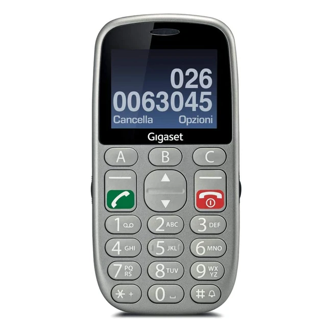 Téléphone portable GSM Gigaset GL390, double bande, 32 Go, argent, version internationale