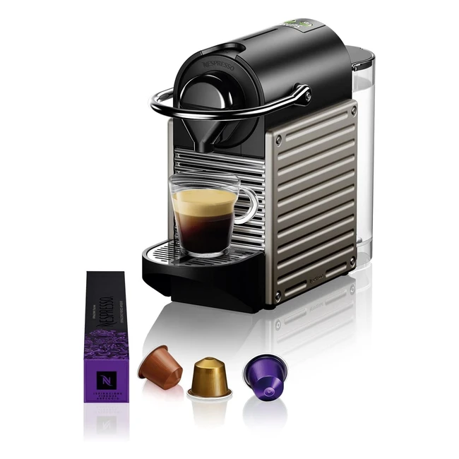 Krups Nespresso Pixie Titan - Freistehende Espressomaschine, 1 Tasse, 0,7 L, 19 bar