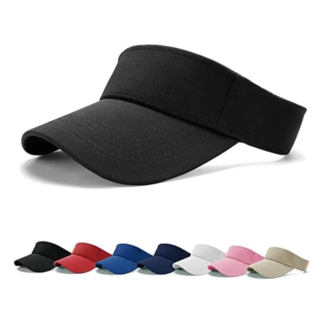 Blurbe Sun Visor Cap - UV Protection, Anti-Sweat, Adjustable - Women's Ponytail Baseball Cap for Outdoor Sports