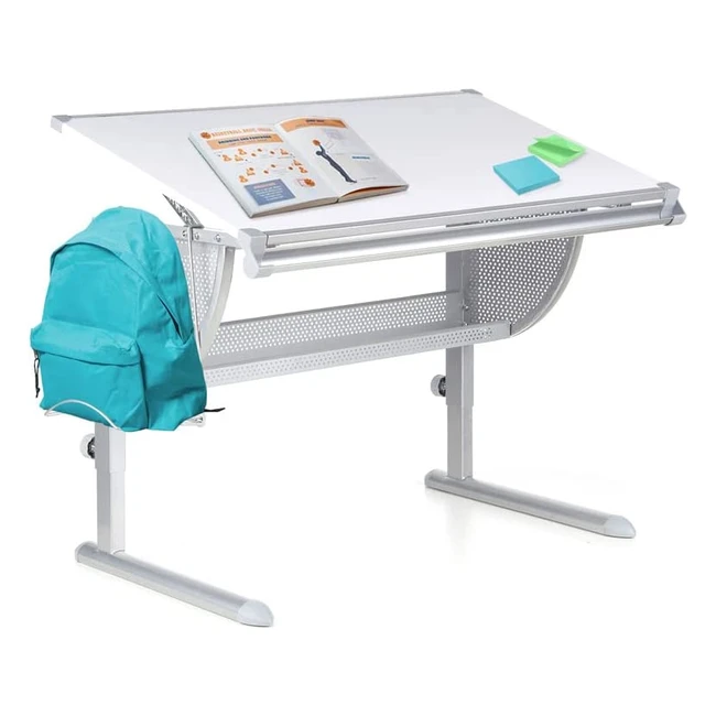 HJH Office Belia Nenos Kinder-Schreibtisch, höhenverstellbar, neigbar, robust