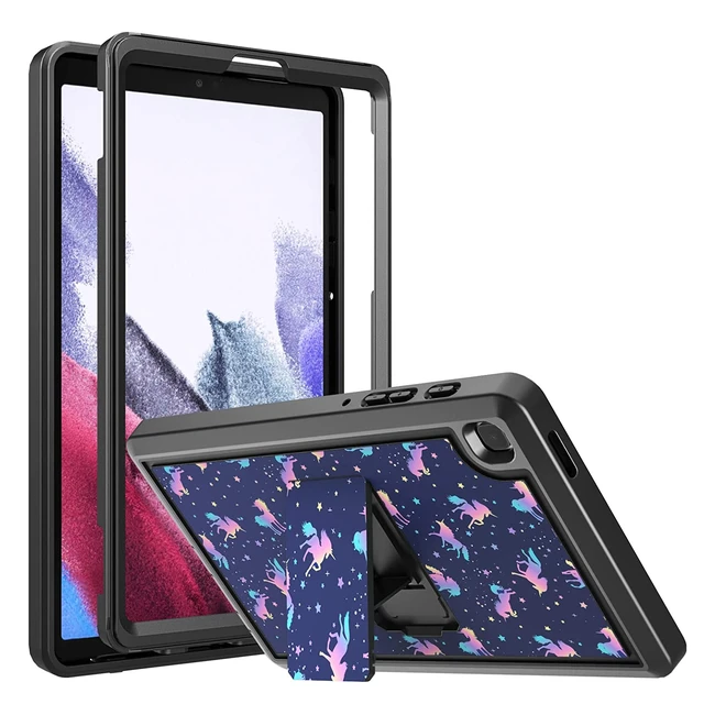 Moko Case for Samsung Galaxy Tab A7 Lite 87inch 2021 - Shockproof Full Body Rugged Stand Back Cover with Screen Protector