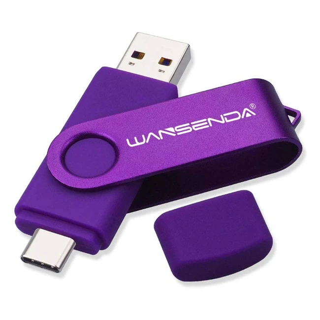 Chiavetta USB Tipo C Wansenda da 128GB - Trasferimento Veloce per Dispositivi Android e PC/Mac