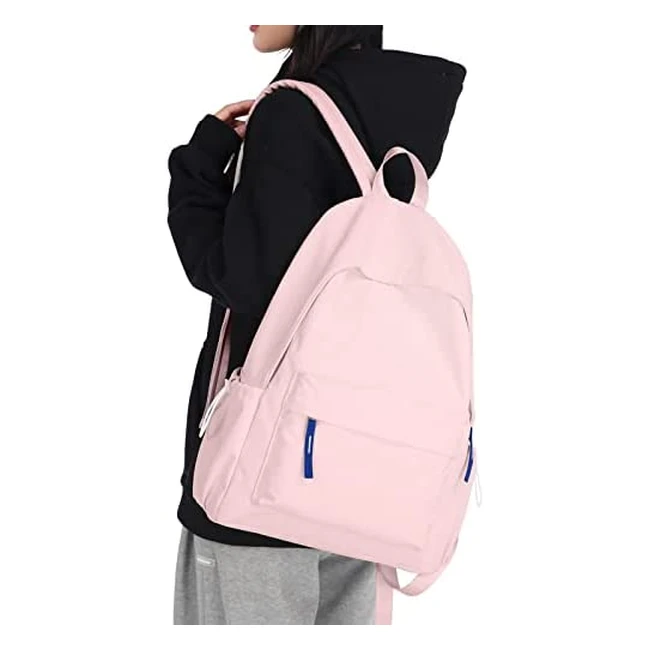 Lightweight Water Resistant School Backpack for Girls & Boys | 14 inch Laptop Sleeve | Ideal for College & Work