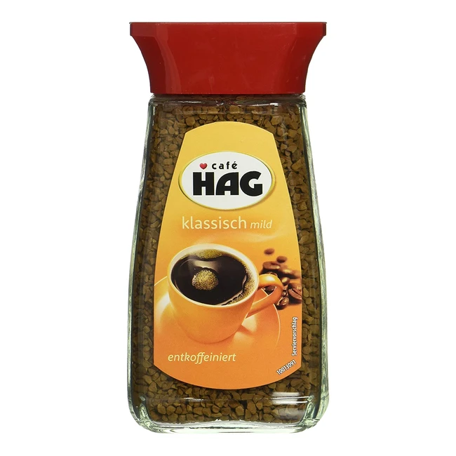 Café Hag Klassisch Mild - Entkoffeinierter Bohnenkaffee (100g)