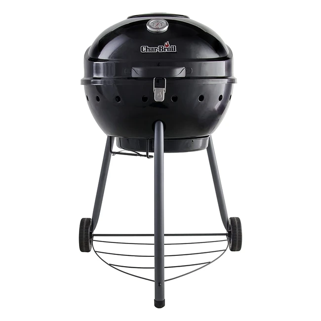 Charbroil Kettleman Holzkohlegrill - Extra groe Luftklappen Thermometer und l