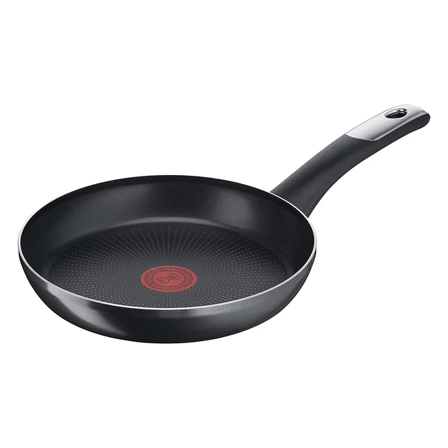 Tefal C38806 Hard Titanium Essential Frying Pan 28cm - Nonstick Coating with Titanium Particles - Made in France