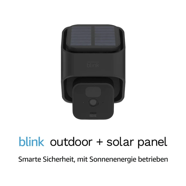 Blink Outdoor HD Smart Kamera mit Solarpanel-Ladegerät und Bewegungserkennung