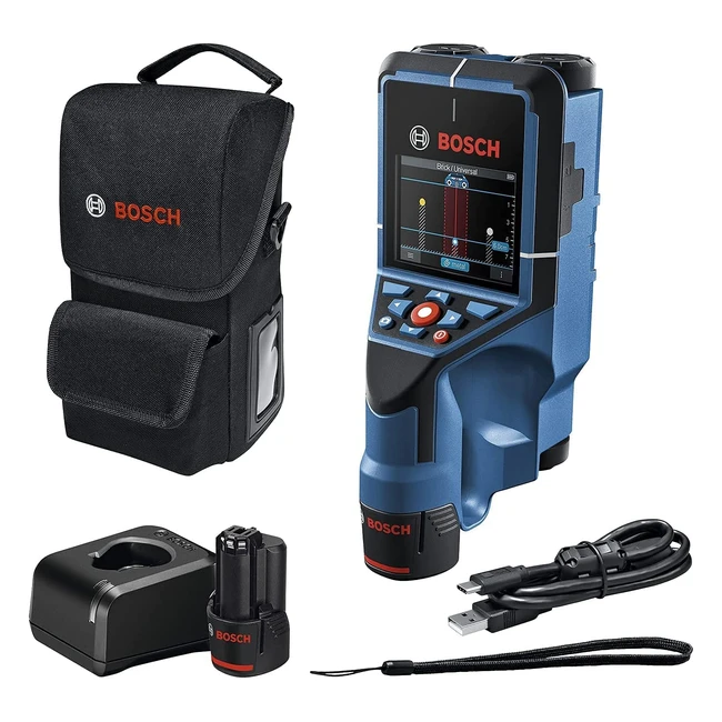 Bosch Professional Wallscanner DTECT 200 C - Ortet nicht-leitende Kabel, Metall, Kunststoff, Holz und Hohlräume - L-BOXX - Amazon Exklusiv