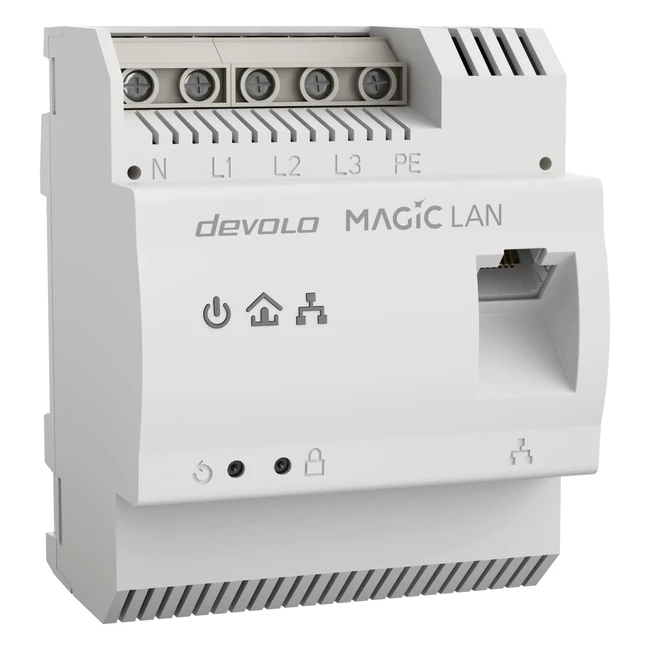 devolo Magic 2 LAN Hutschienenadapter - Bis zu 2400 Mbits aus dem Verteilerkast