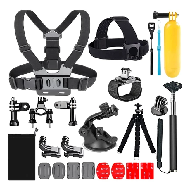 Kit de Accesorios para Cmara de Accin GoPro - 20 en 1