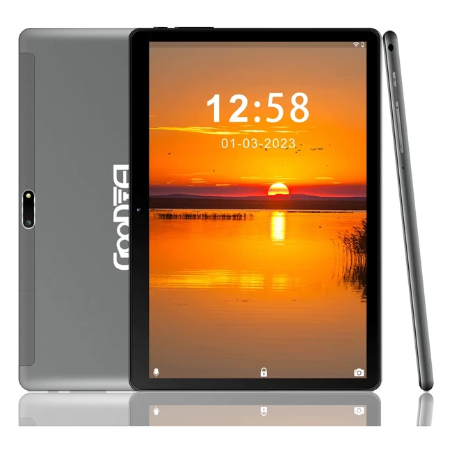 Tablet Goodtel 10'' Android, 4GB RAM, 64GB ROM, Dual SIM LTE, WiFi, GPS, Bluetooth - Gris