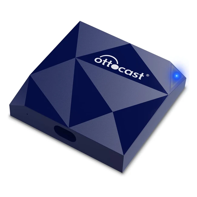 Adattatore wireless Android Auto Plug & Play - Ottocast AA Dongle, compatibile con auto Android Auto cablate in fabbrica 2016-2023