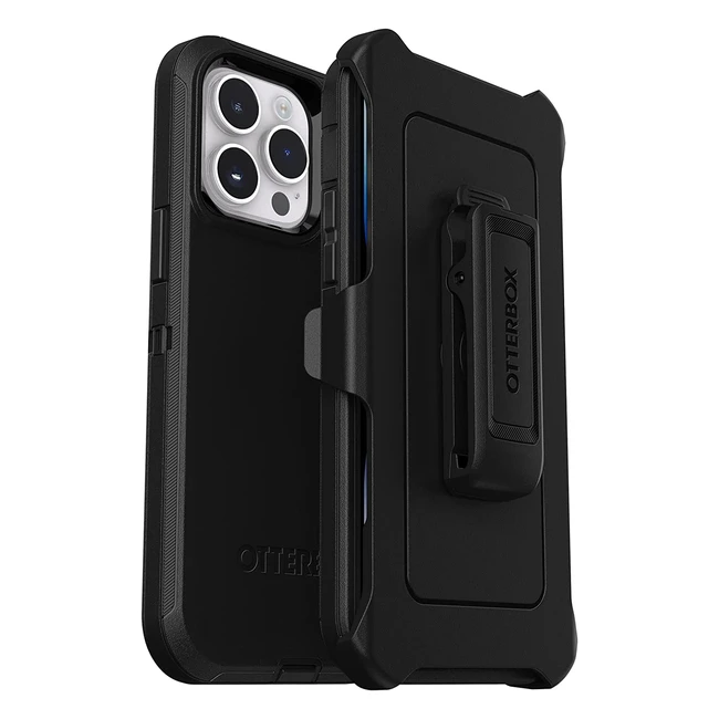 Cover iPhone 14 Pro Max Otterbox Defender - Resistente a Shock e Cadute - Nero