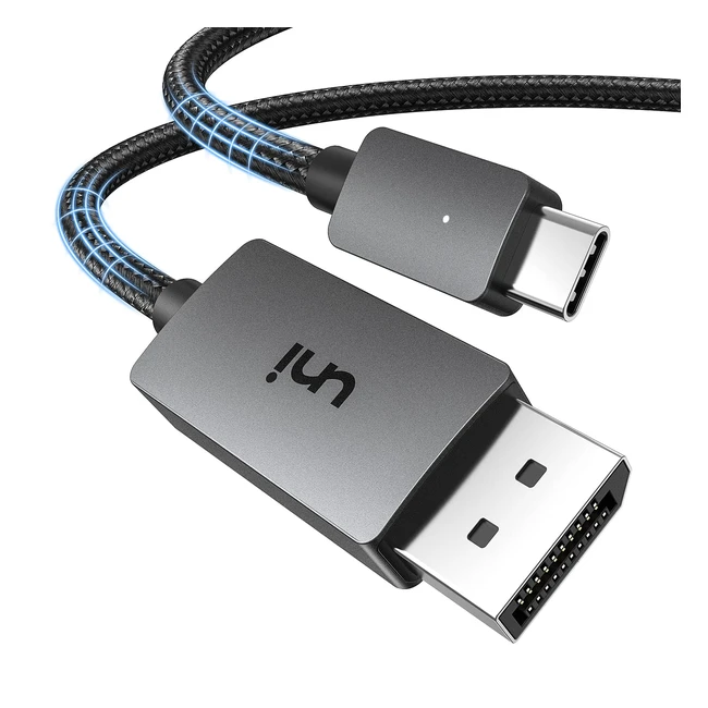 UNI USB C to DisplayPort Cable 8K60Hz 4K144Hz 5K60Hz 2K240Hz - Thunderbolt 34 t