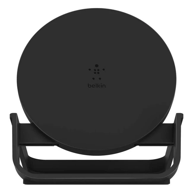 Chargeur induction Belkin BoostCharge Stand 10W pour iPhone, Samsung, Google - Noir