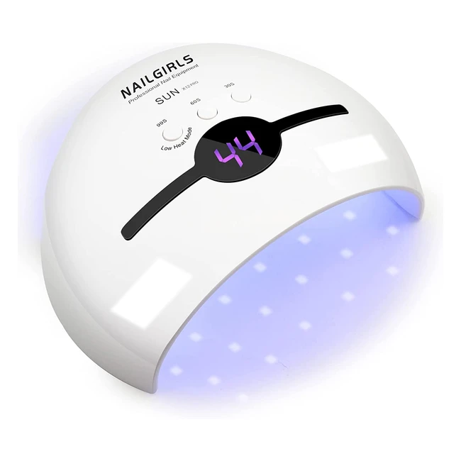 Nailgirls 48W Portable Gel UV LED Nail Lamp - Quick Curing, Safe and Comfortable, Efficient Power