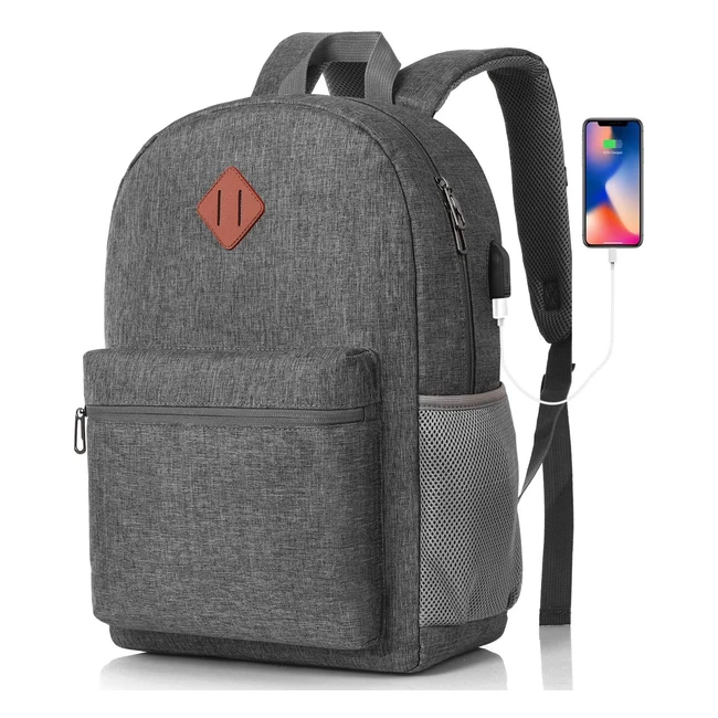 Zaino Yamtion per Scuola e Lavoro con Porta PC e Caricatore USB