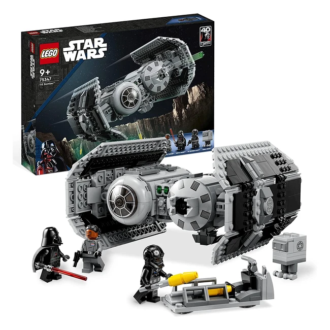 Kit de maquette LEGO Star Wars 75347 - Bombardier TIE avec figurines Dark Vador et droïde Gonk