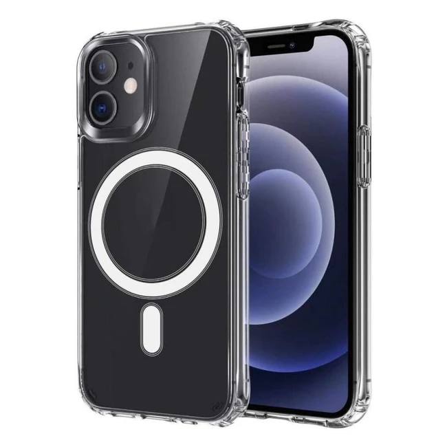 Rhoada Clear iPhone 11 Case - Magnetic Anti-Yellow Ultra Slim 200 Drop Protec