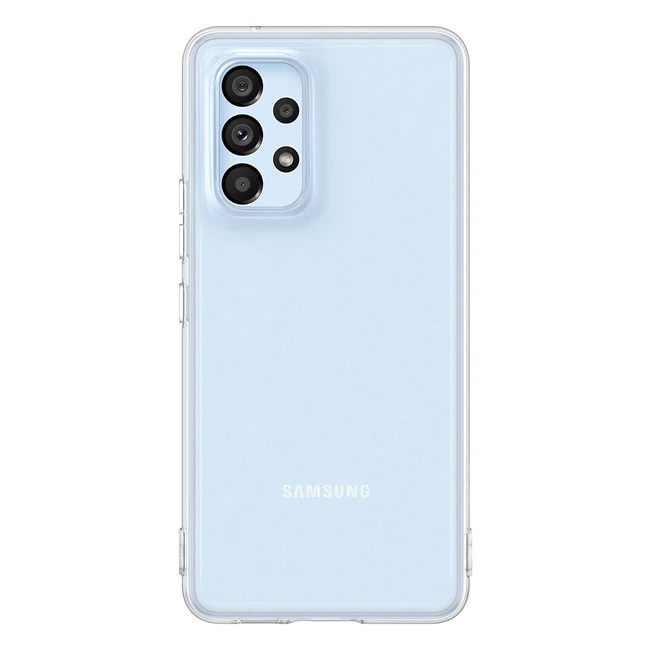 Custodia Morbida Samsung Soft Clear per Galaxy A53 5G Trasparente - Protezione Robusta e Leggera