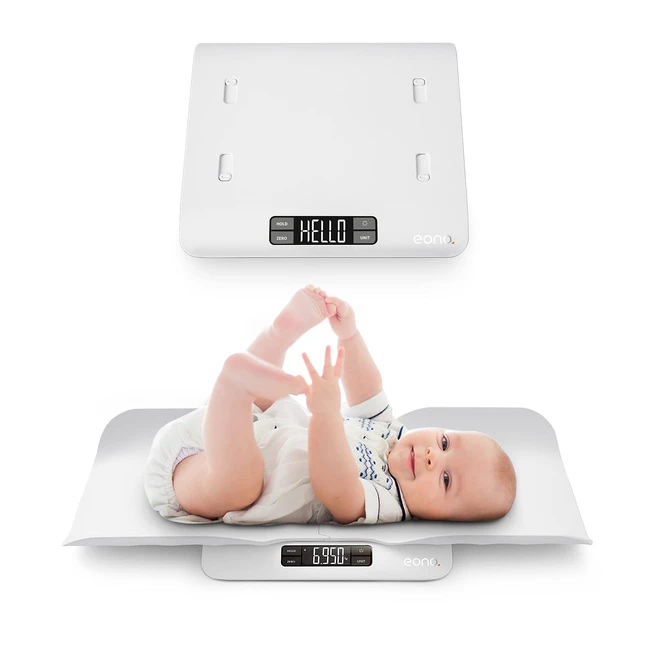 Eono Baby Scale - Accurate  Safe with Comfortable Tray - 2-in-1 Function for In